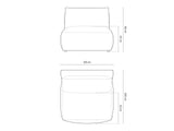 Modulinis fotelis 654056