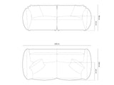 Modulinė sofa 654087