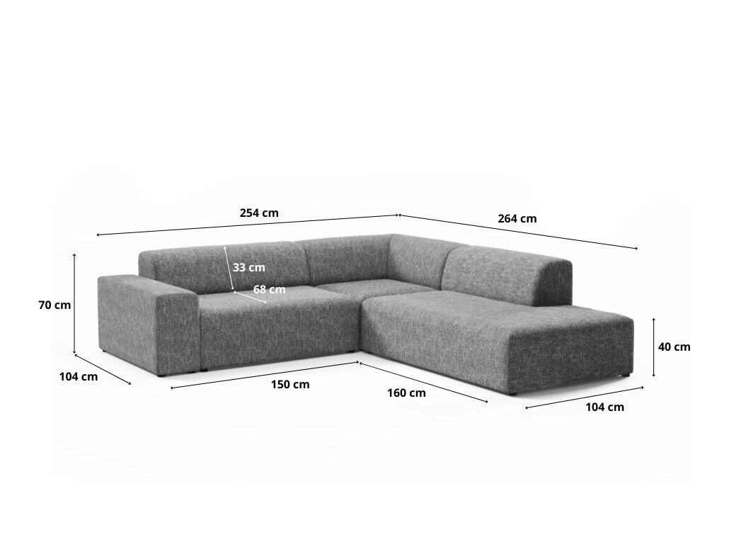 Modulinis minkštas kampas 657238