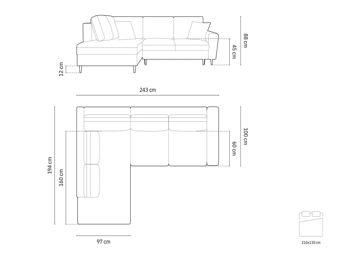 Minkštas kampas 658430