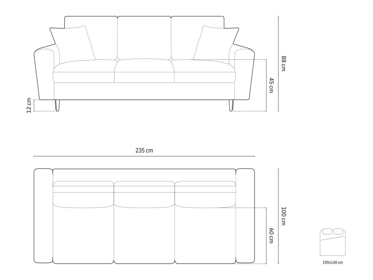 Sofa lova 658659