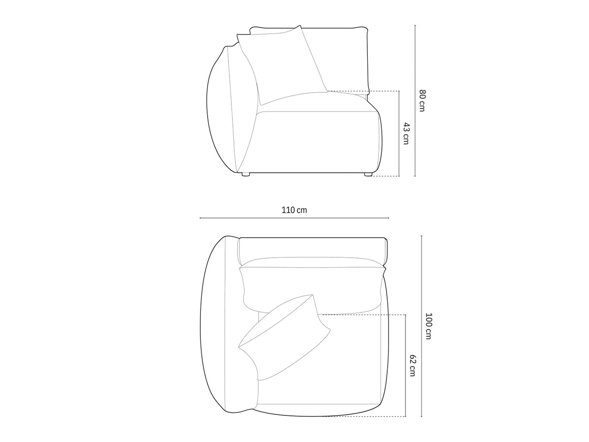 Modulinė sėdimoji dalis 653913