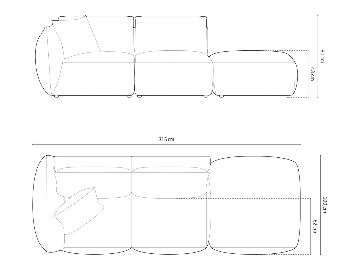 Modulinė sofa 654064
