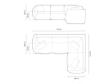 Modulinis minkštas kampas 654257