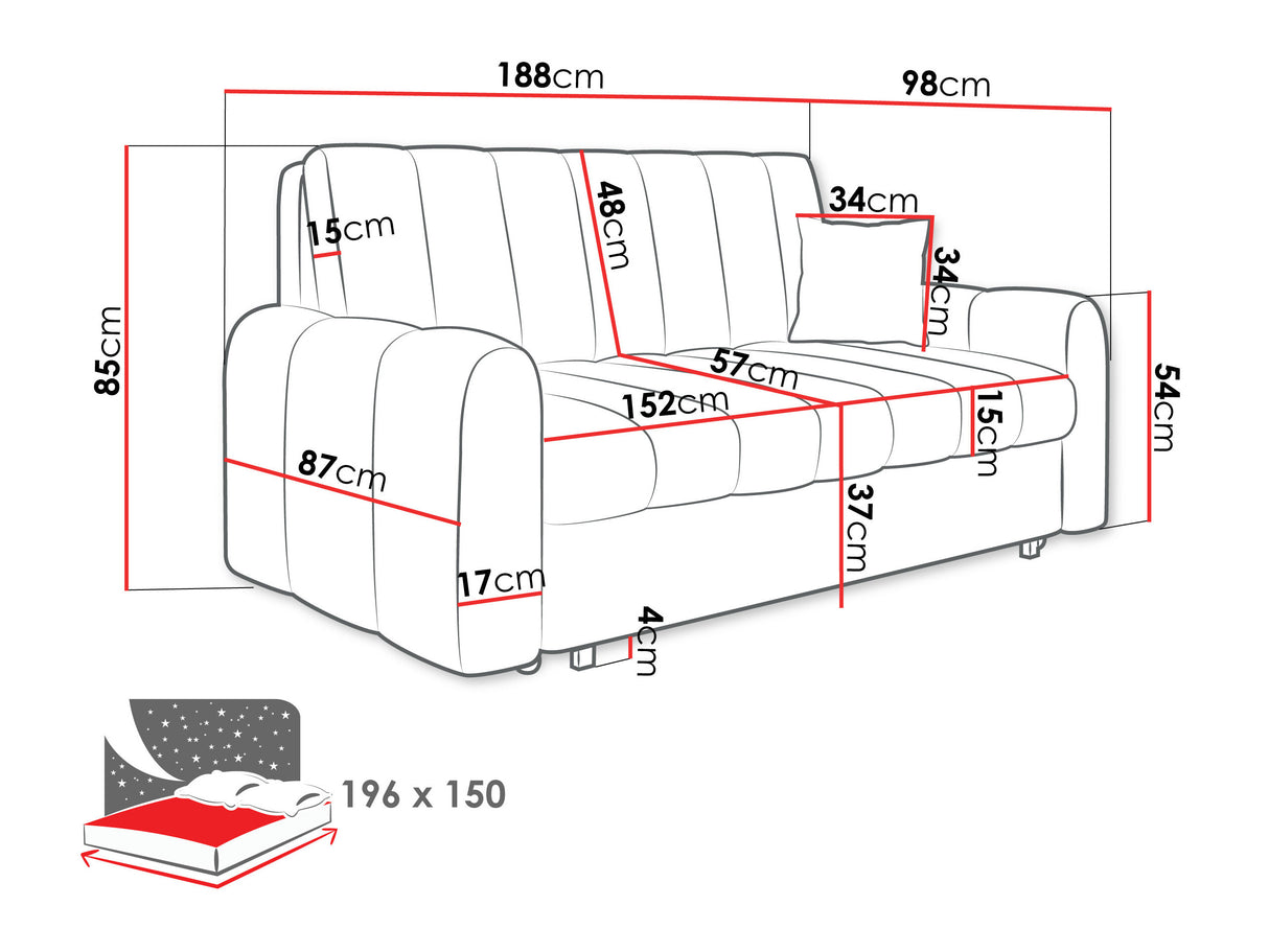 Sofa lova 664002