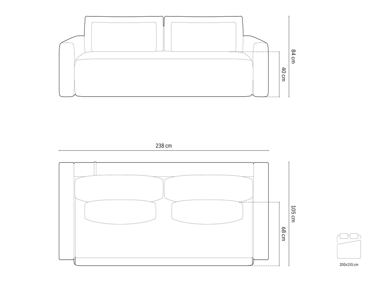 Sofa lova 664237