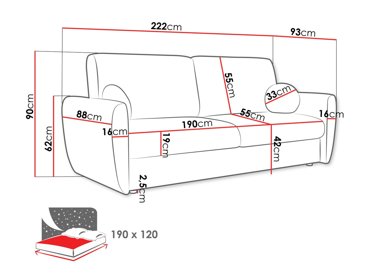 Sofa lova 669966
