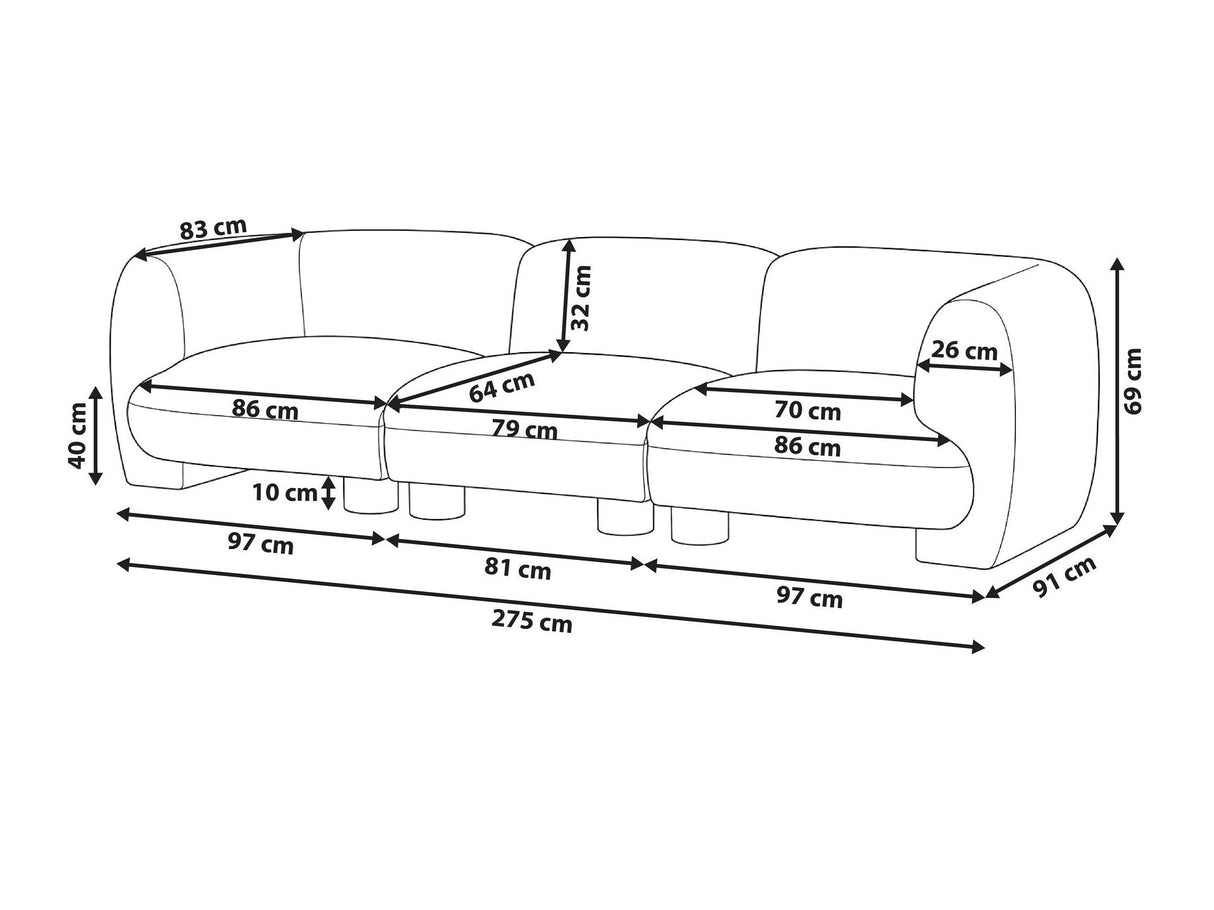 Modulinė sofa 670212