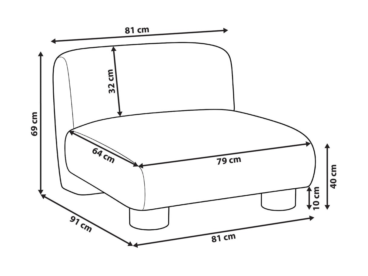 Modulinis fotelis 670285