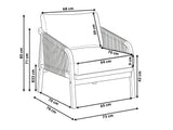 Lauko fotelis 675670