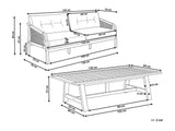 Lauko baldų komplektas 675806