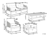 Lauko baldų komplektas 675848