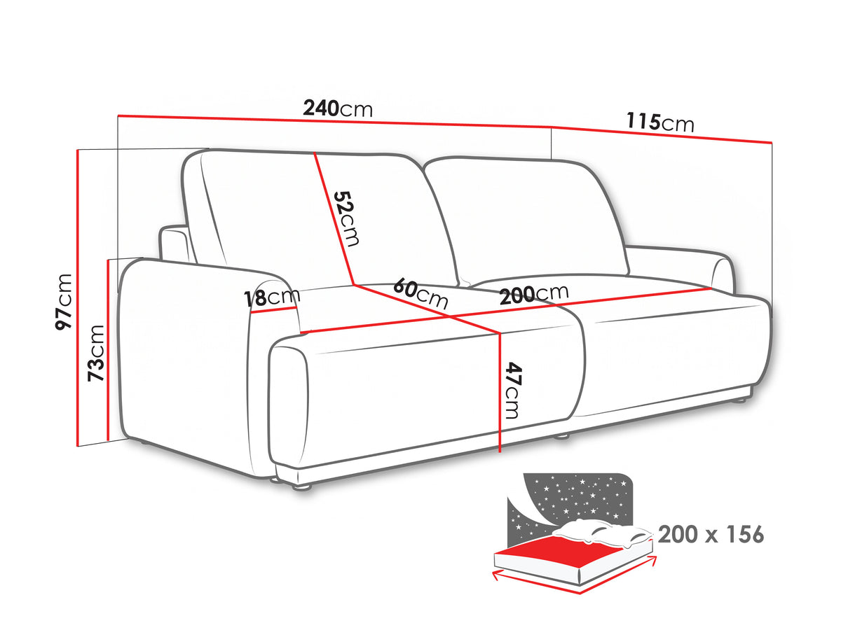 Sofa lova 629309 5108377