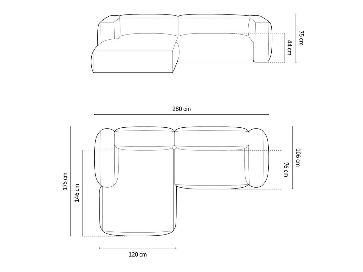 Modulinis minkštas kampas 579810