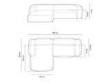 Modulinis minkštas kampas 579810