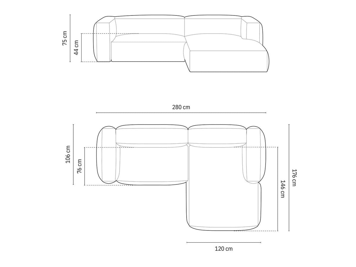 Modulinis minkštas kampas 579810