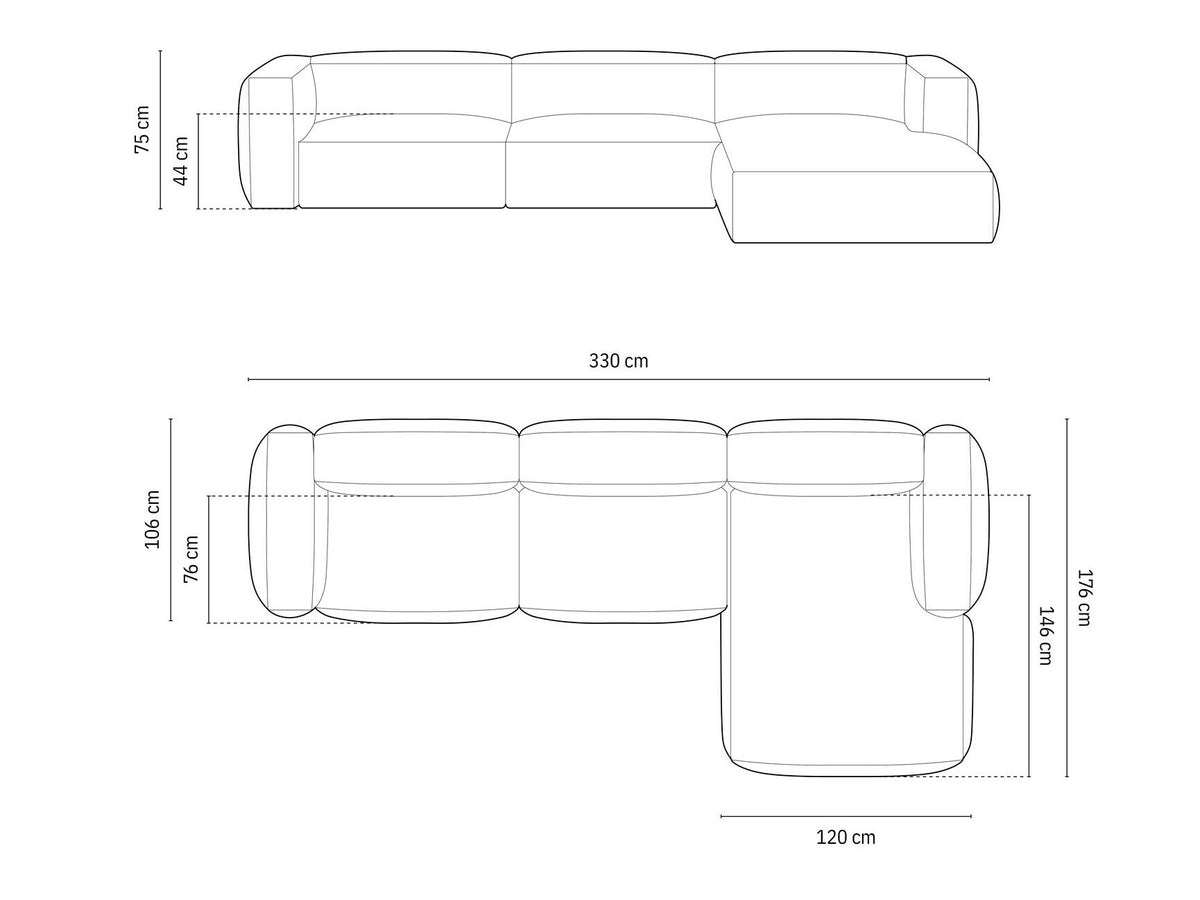 Modulinis minkštas kampas 579609