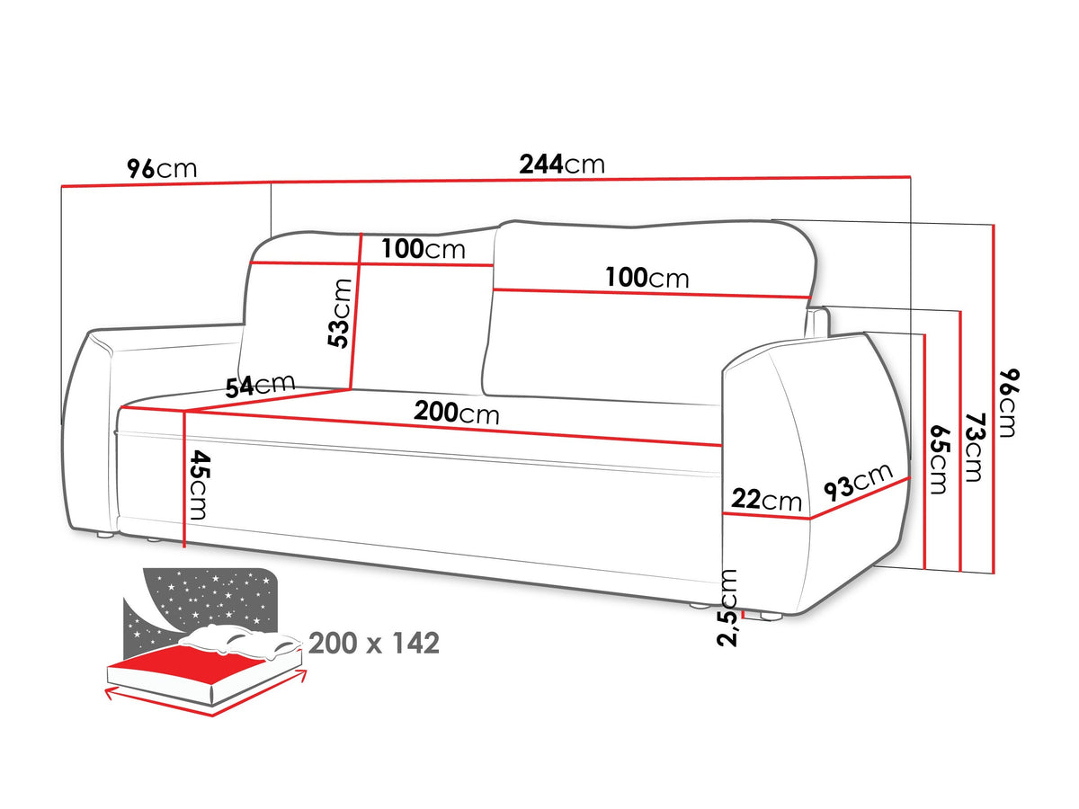 Sofa lova 690302