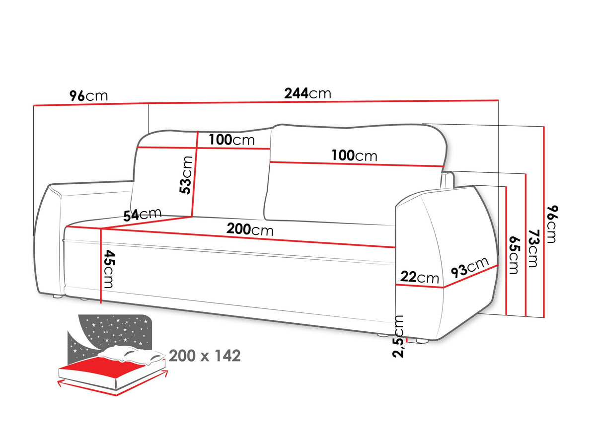 Sofa lova 690302